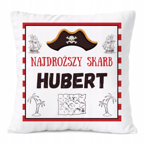 Poduszka Prezent Dla Huberta Syna Dziecka z Nadrukiem ze Zdjęciem
