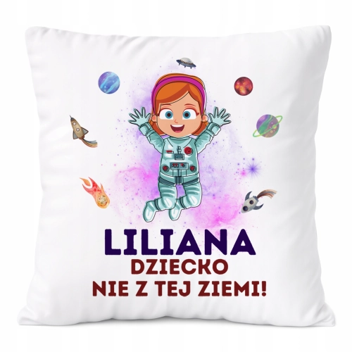 Poduszka Prezent Dla Liliany Córki Dziecka z Nadrukiem ze Zdjęciem