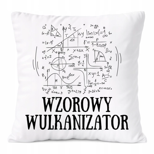 Poduszka Dla Wulkanizatora na Prezent z Nadrukiem ze Zdjęciem Biała