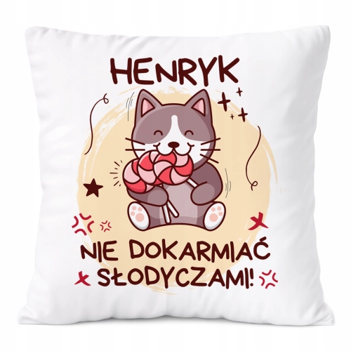 Poduszka Prezent Dla Henryka Syna Dziecka z Nadrukiem ze Zdjęciem