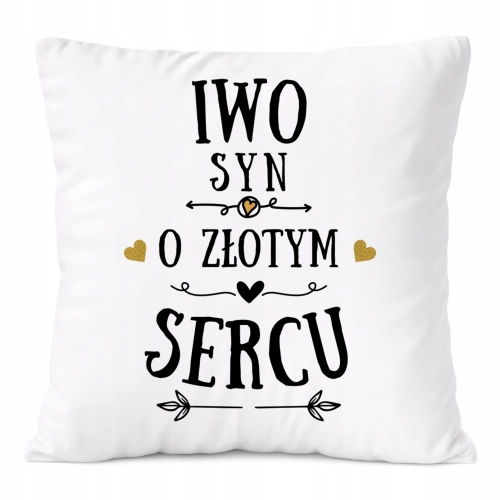 Poduszka Prezent Dla Iwo Syna Dziecka z Nadrukiem ze Zdjęciem