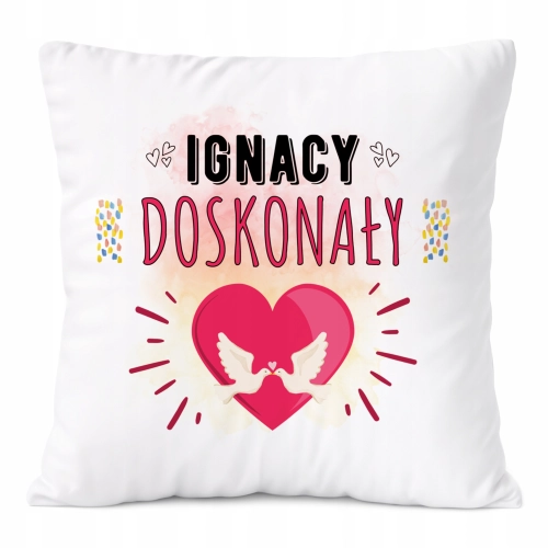 Poduszka Prezent Dla Ignacego Syna Dziecka z Nadrukiem ze Zdjęciem
