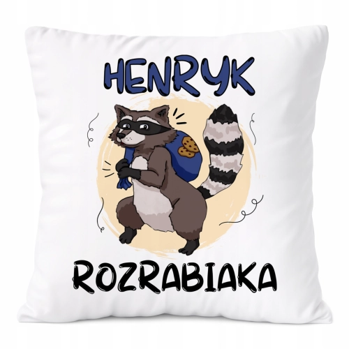 Poduszka Prezent Dla Henryka Syna Dziecka z Nadrukiem ze Zdjęciem