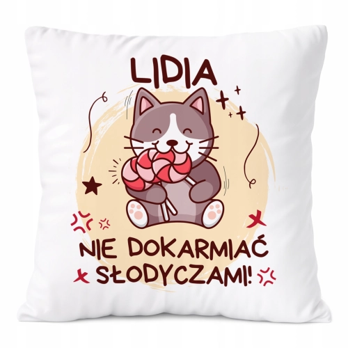 Poduszka Prezent Dla Lidii Córki Dziecka z Nadrukiem ze Zdjęciem