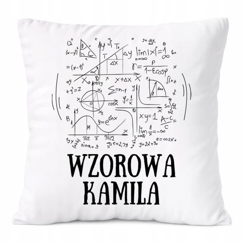 Poduszka Prezent Dla Kamilii Córki Dziecka z Nadrukiem ze Zdjęciem