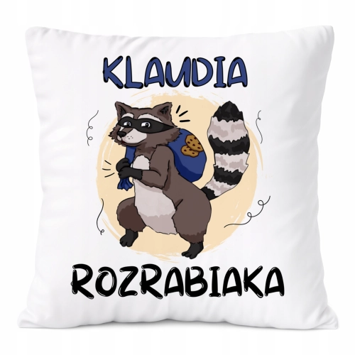Poduszka Prezent Dla Klaudii Córki Dziecka z Nadrukiem ze Zdjęciem