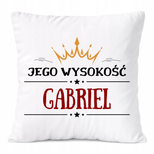 Poduszka Prezent Dla Gabriela Syna Dziecka z Nadrukiem ze Zdjęciem