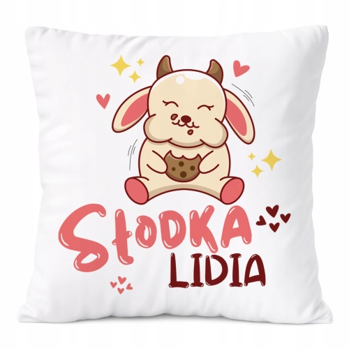 Poduszka Prezent Dla Lidii Córki Dziecka z Nadrukiem ze Zdjęciem