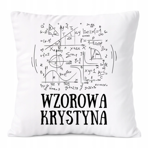 Poduszka Prezent Dla Krystyny Córki Dziecka z Nadrukiem ze Zdjęciem