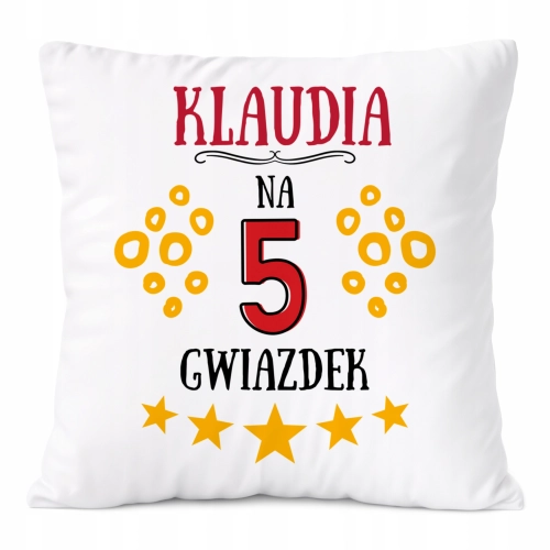 Poduszka Prezent Dla Kamilii Córki Dziecka z Nadrukiem ze Zdjęciem