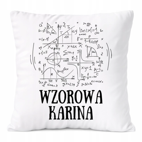 Poduszka Prezent Dla Kariny Córki Dziecka z Nadrukiem ze Zdjęciem