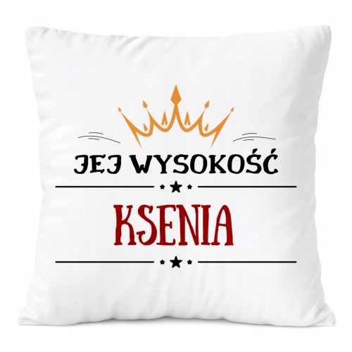 Poduszka Prezent Dla Ksenii Córki Dziecka z Nadrukiem ze Zdjęciem