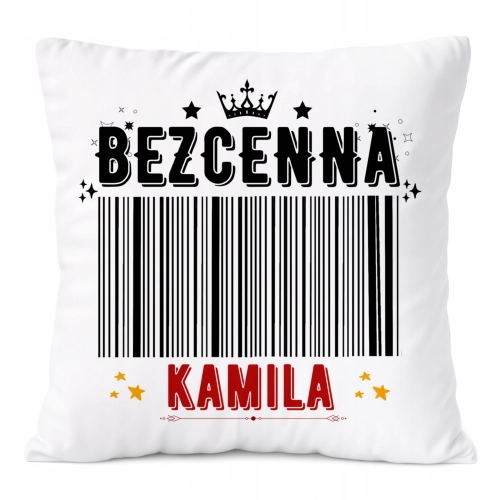Poduszka Prezent Dla Kamilii Córki Dziecka z Nadrukiem ze Zdjęciem