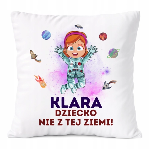Poduszka Prezent Dla Klary Córki Dziecka z Nadrukiem ze Zdjęciem