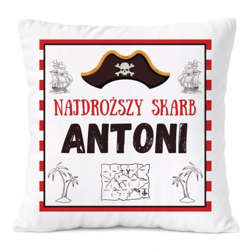 Poduszka Prezent Dla Antoniego Syna Dziecka z Nadrukiem ze Zdjęciem