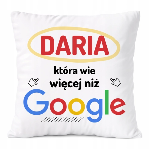 Poduszka Prezent Dla Dari Córki Dziecka z Nadrukiem ze Zdjęciem