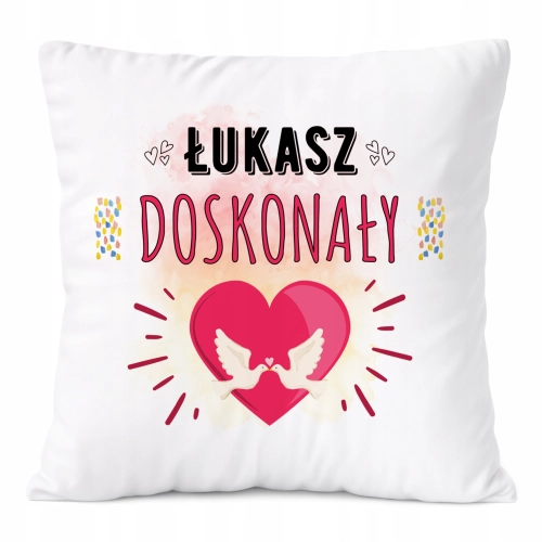 Poduszka Prezent Dla Łukasza Syna Dziecka z Nadrukiem ze Zdjęciem