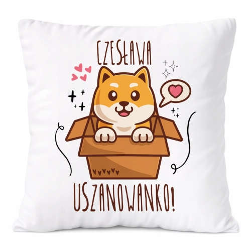 Poduszka Prezent Dla Czesławy Córki Dziecka z Nadrukiem ze Zdjęciem