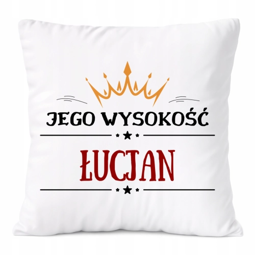 Poduszka Prezent Dla Łucjana Syna Dziecka z Nadrukiem ze Zdjęciem