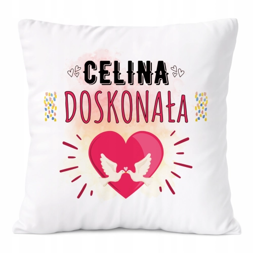 Poduszka Prezent Dla Celiny Córki Dziecka z Nadrukiem ze Zdjęciem