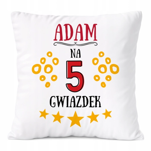 Poduszka Prezent Dla Adama Syna Dziecka z Nadrukiem ze Zdjęciem