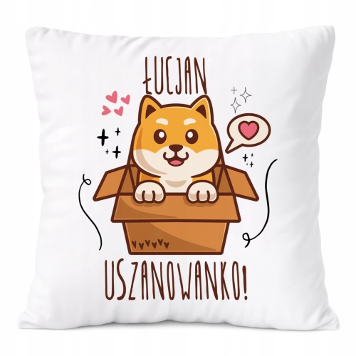 Poduszka Prezent Dla Łucjana Syna Dziecka z Nadrukiem ze Zdjęciem