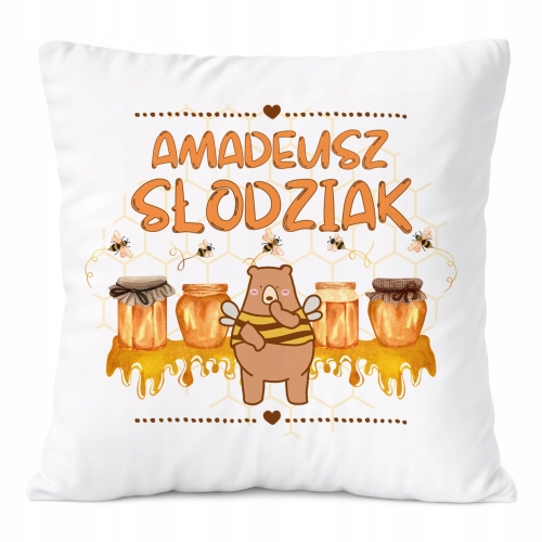 Poduszka Prezent Dla Amadeusza Syna Dziecka z Nadrukiem ze Zdjęciem