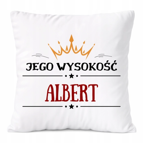 Poduszka Prezent Dla Alberta Syna Dziecka z Nadrukiem ze Zdjęciem