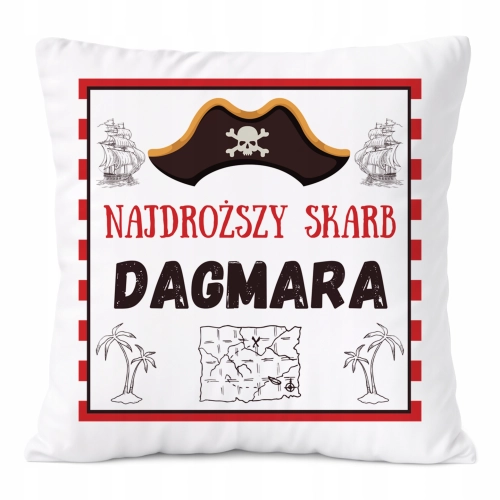Poduszka Prezent Dla Dagmary Córki Dziecka z Nadrukiem ze Zdjęciem