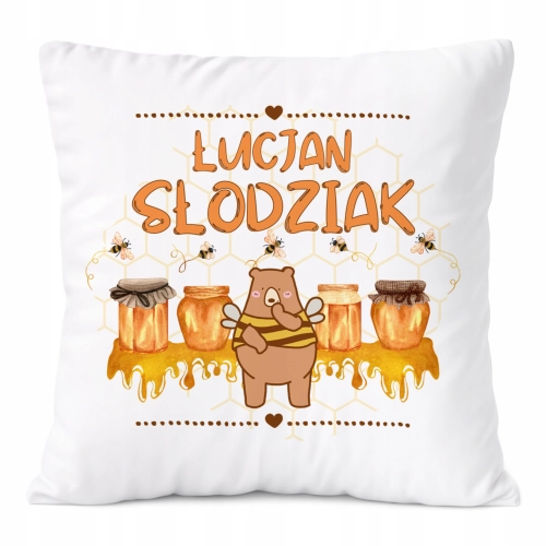 Poduszka Prezent Dla Łucjana Syna Dziecka z Nadrukiem ze Zdjęciem