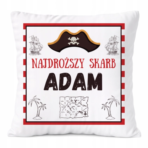 Poduszka Prezent Dla Adama Syna Dziecka z Nadrukiem ze Zdjęciem