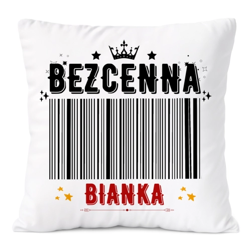 Poduszka Prezent Dla Bianki Córki Dziecka z Nadrukiem ze Zdjęciem
