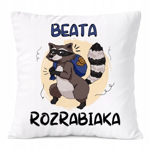 Poduszka Prezent Dla Beaty Córki Dziecka z Nadrukiem ze Zdjęciem