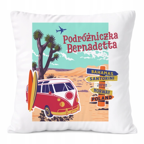 Poduszka Prezent Dla Bernadetta Córki Dziecka z Nadrukiem ze Zdjęciem