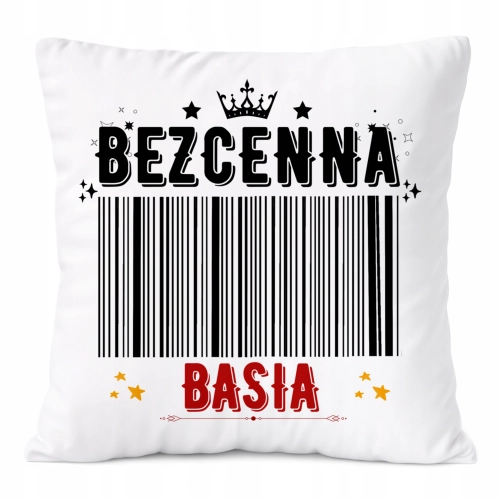 Poduszka Prezent Dla Basi Córki Dziecka z Nadrukiem ze Zdjęciem