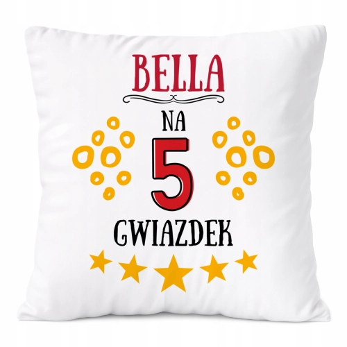 Poduszka Prezent Dla Belli Córki Dziecka z Nadrukiem ze Zdjęciem