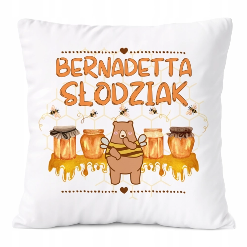 Poduszka Prezent Dla Bernadetta Córki Dziecka z Nadrukiem ze Zdjęciem