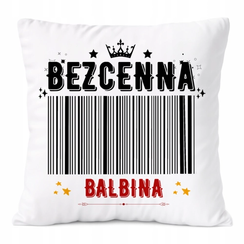 Poduszka Prezent Dla Balbiny Córki Dziecka z Nadrukiem ze Zdjęciem