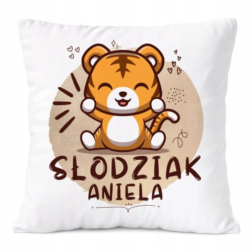 Poduszka Prezent Dla Anieli Córki Dziecka z Nadrukiem ze Zdjęciem