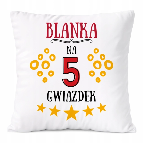 Poduszka Prezent Dla Blanki Córki Dziecka z Nadrukiem ze Zdjęciem