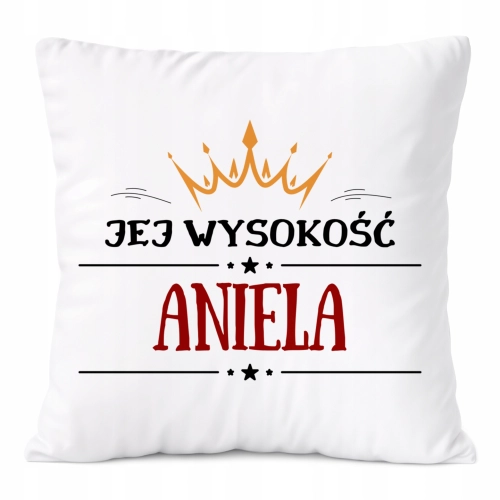 Poduszka Prezent Dla Anieli Córki Dziecka z Nadrukiem ze Zdjęciem