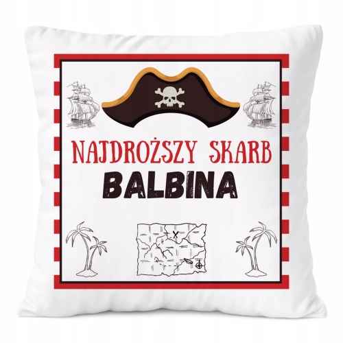 Poduszka Prezent Dla Balbiny Córki Dziecka z Nadrukiem ze Zdjęciem