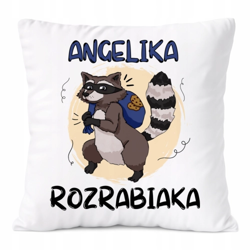 Poduszka Prezent Dla Angeliki Córki Dziecka z Nadrukiem ze Zdjęciem