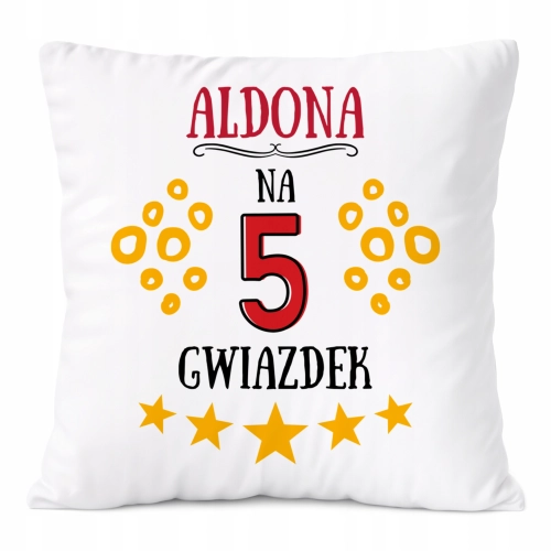 Poduszka Prezent Dla Aldony Córki Dziecka z Nadrukiem ze Zdjęciem