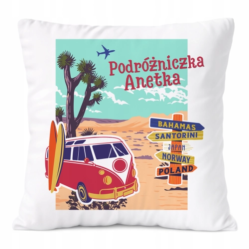 Poduszka Prezent Dla Anetki Córki Dziecka z Nadrukiem ze Zdjęciem