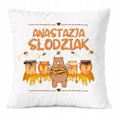 Poduszka Prezent Dla Anastazjii Córki Dziecka z Nadrukiem ze Zdjęciem