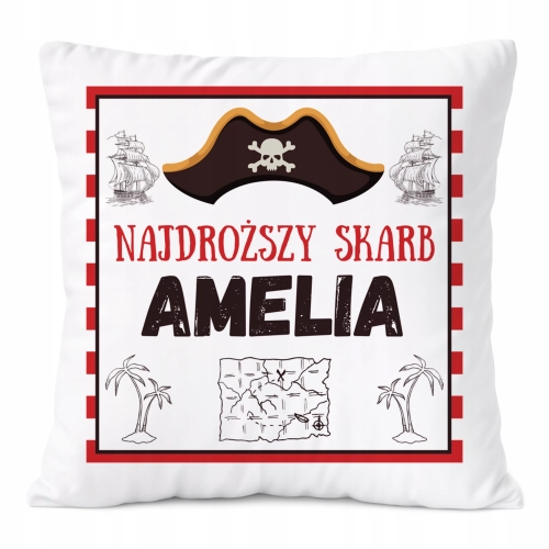 Poduszka Prezent Dla Amelii Córki Dziecka z Nadrukiem ze Zdjęciem