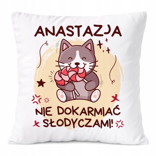 Poduszka Prezent Dla Anastazjii Córki Dziecka z Nadrukiem ze Zdjęciem
