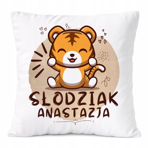Poduszka Prezent Dla Anastazjii Córki Dziecka z Nadrukiem ze Zdjęciem