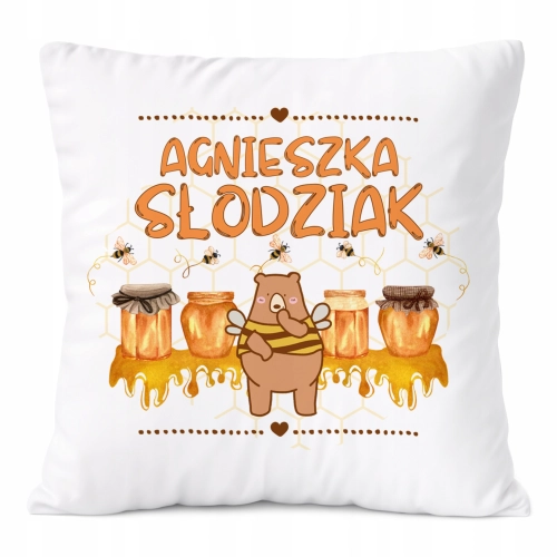Poduszka Prezent Dla Agnieszki Córki Dziecka z Nadrukiem ze Zdjęciem